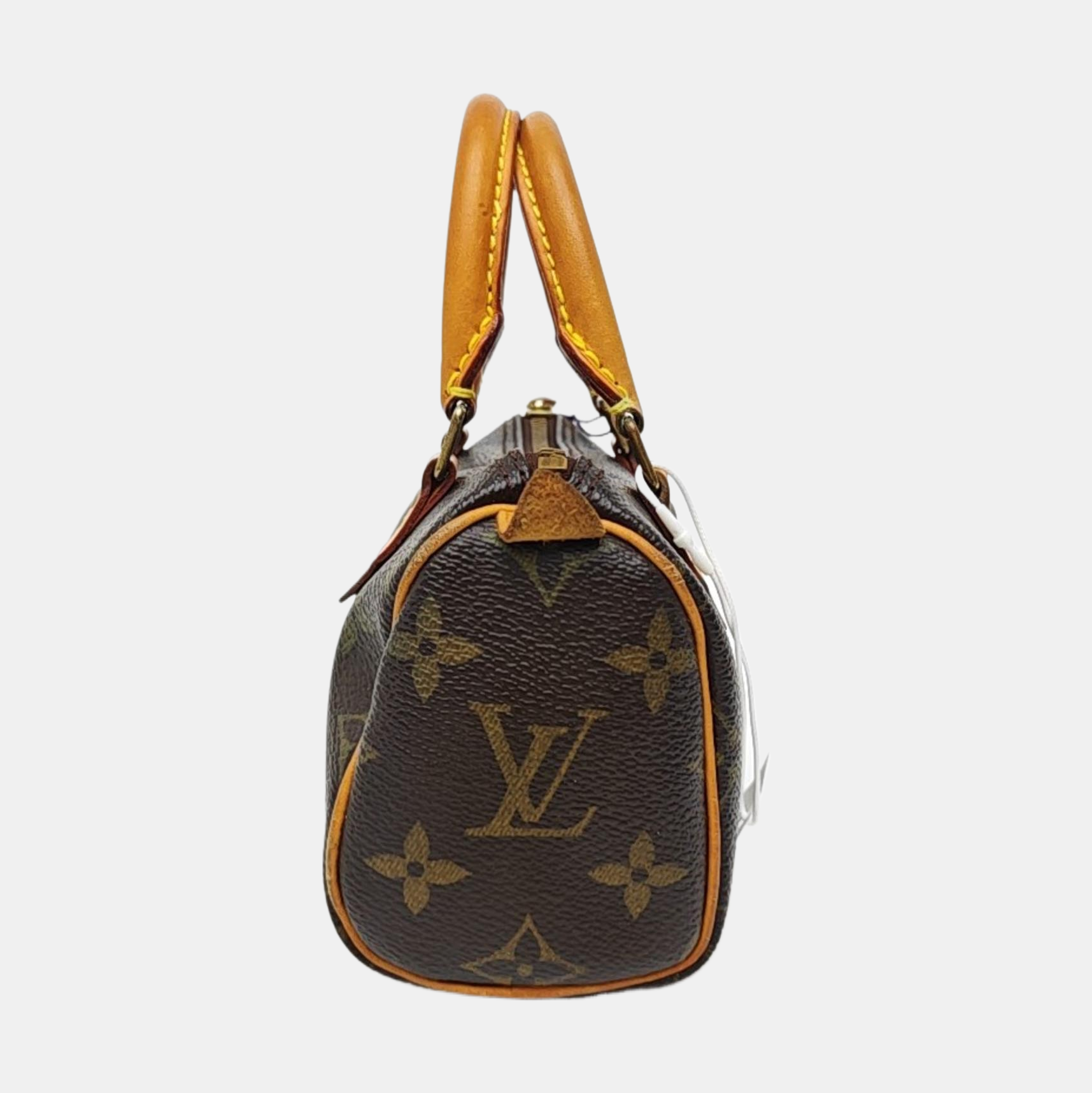 SPEEDY Monogram Coated Canvas Brown