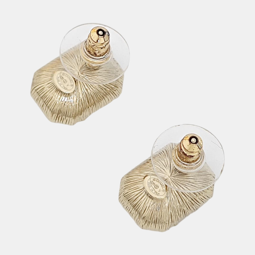 Metal Gold Stud Earrings