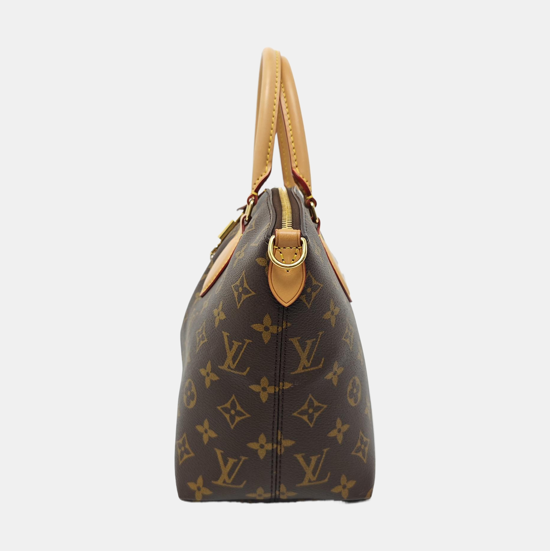 BOETIE PM Monogram Coated Canvas Brown