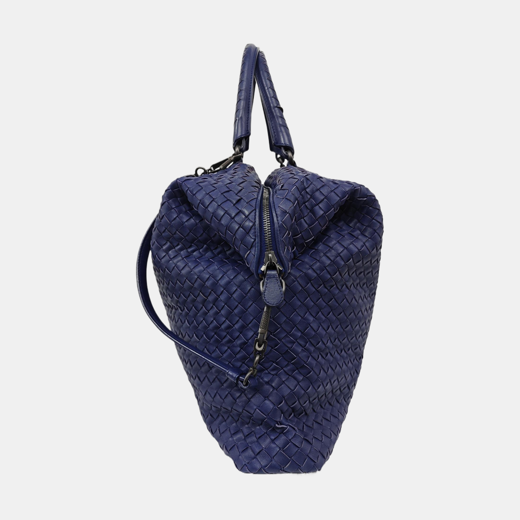 Calfskin Tote Bag Blue