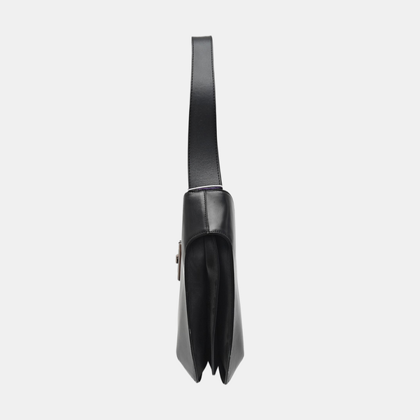 Calfskin Shoulder Bag Black
