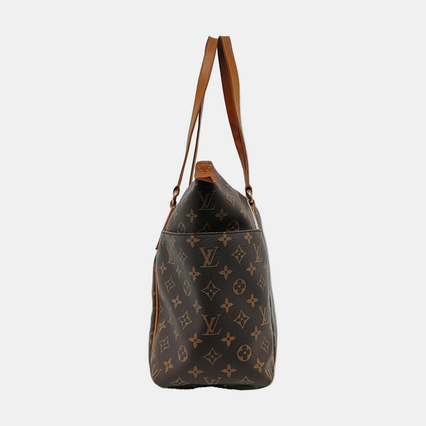 TOTALLY MM Monogram Coated Canvas Brown