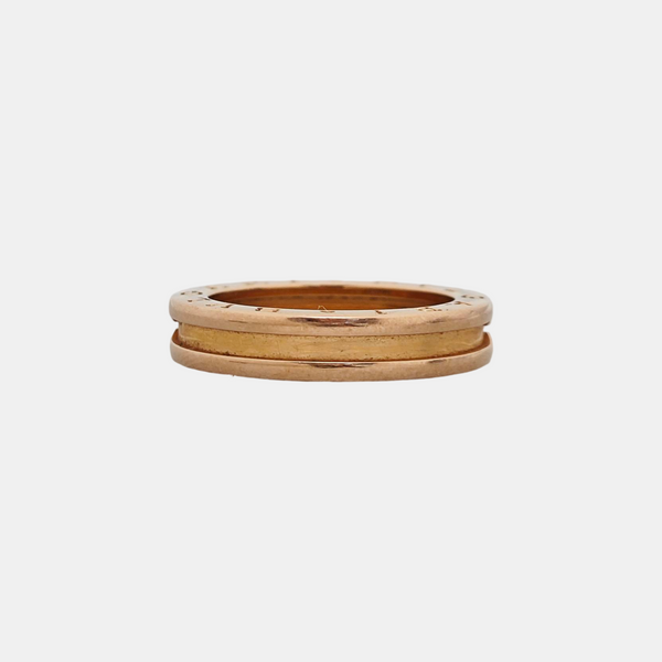 B.ZERO1 18k Rose Gold Ring EU 56