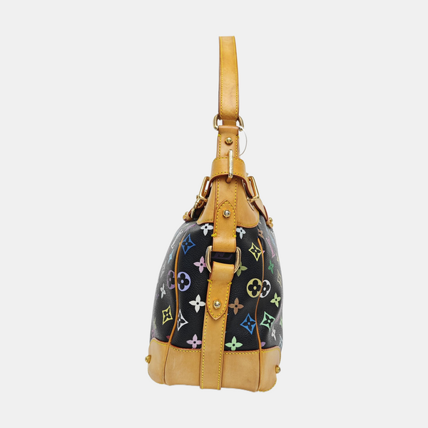 LV × TM GRETA Monogram Coated Canvas Black