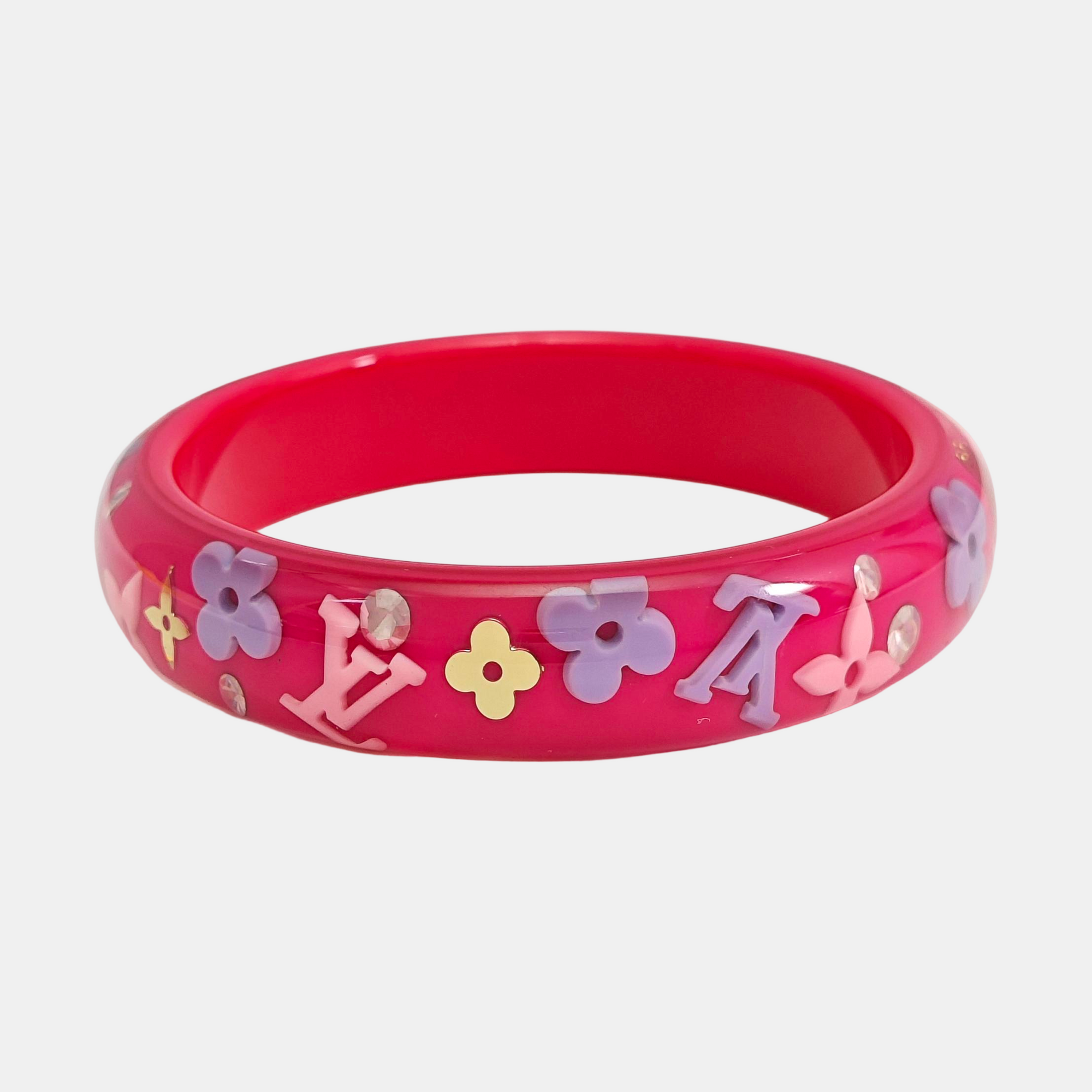 Resin Pink Bangle