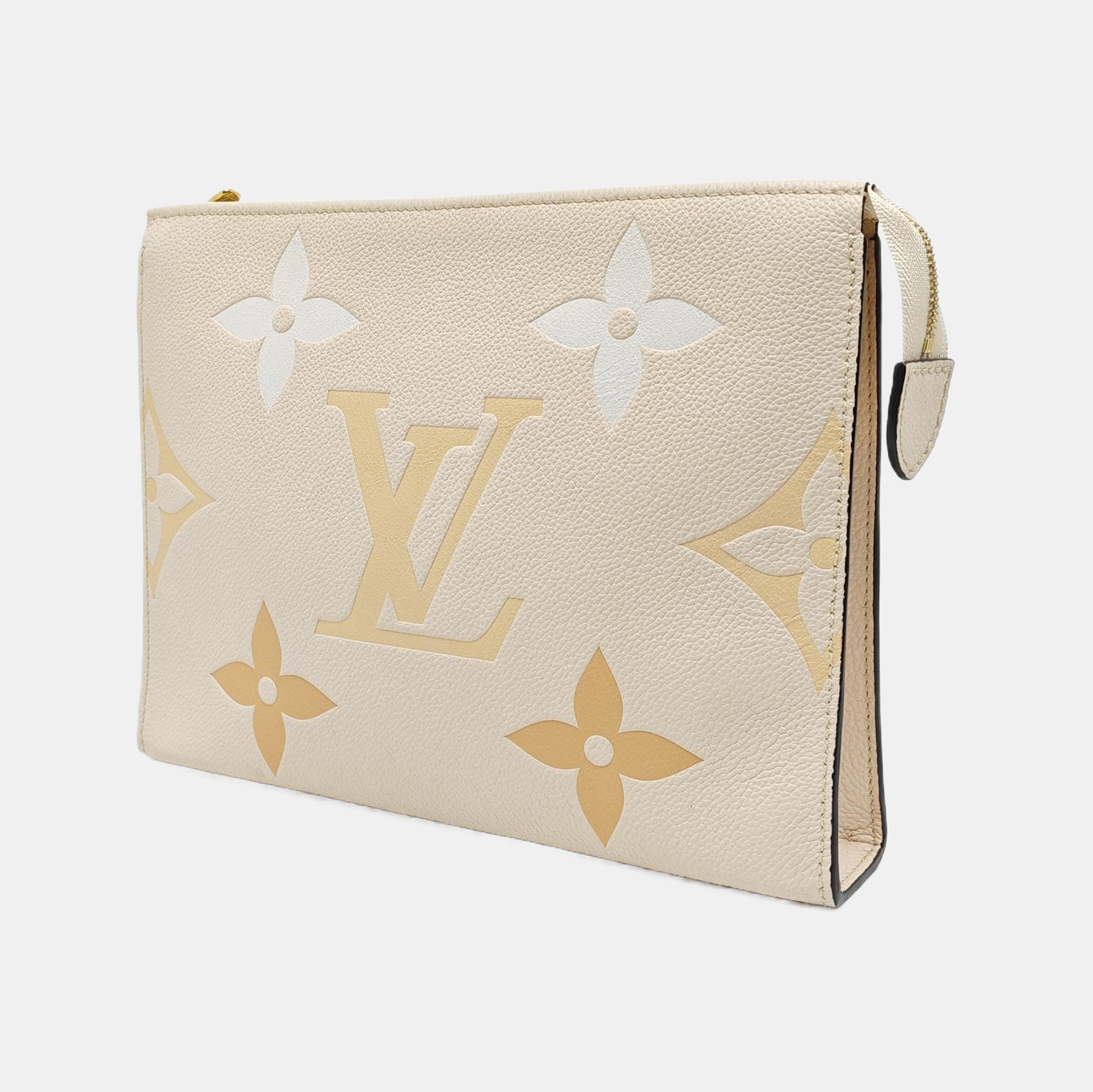 TOILET POCKET 26 Calfskin Beige