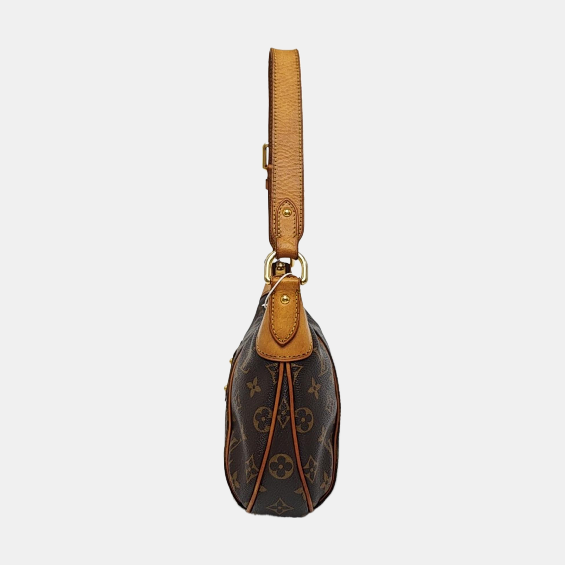 GALLIERA Monogram Coated Canvas Brown