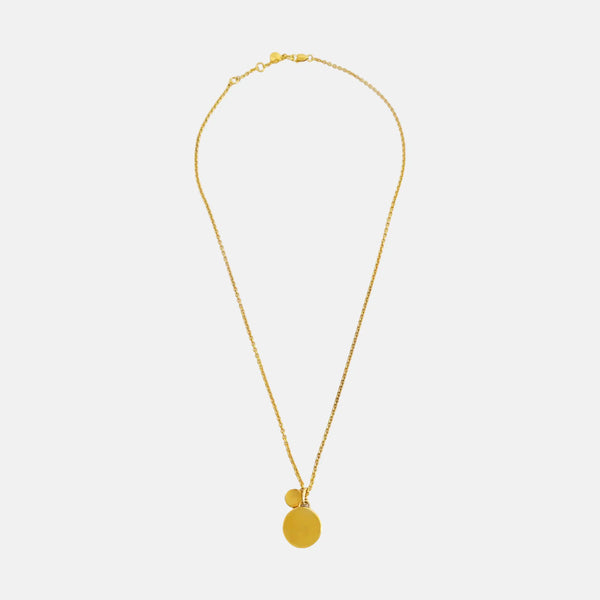 925 Sterling Silver Gold Necklace