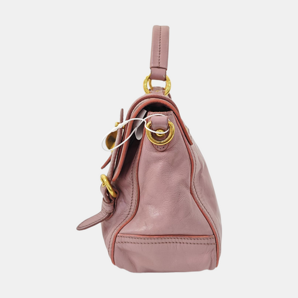 Bow Calfskin Pink