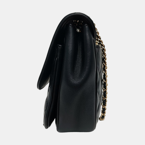 Quilted Lambskin Black