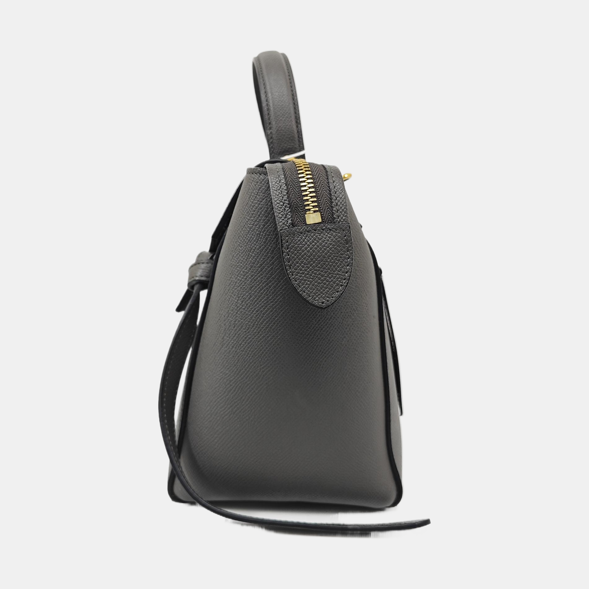 BELT Micro Calfskin Gray