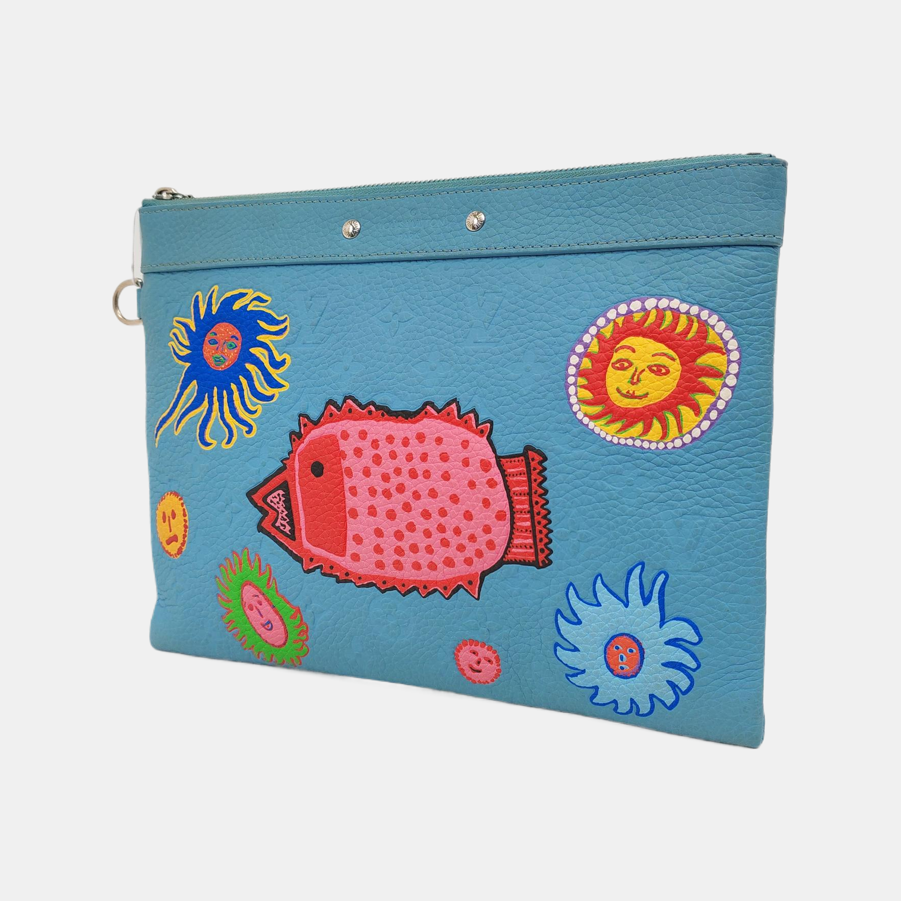 Monogram Calfskin Blue