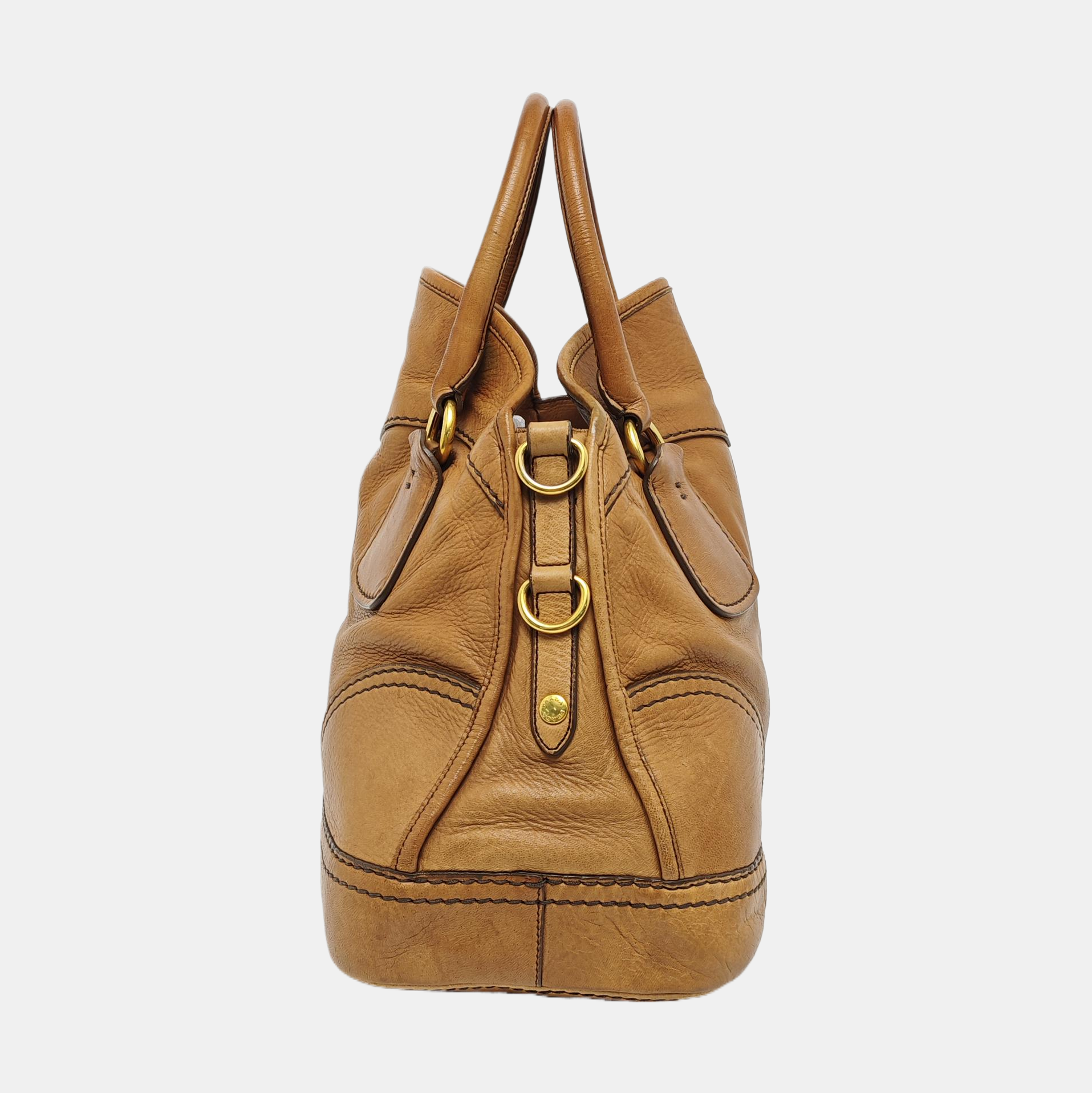 Calfskin Tote Bag Brown
