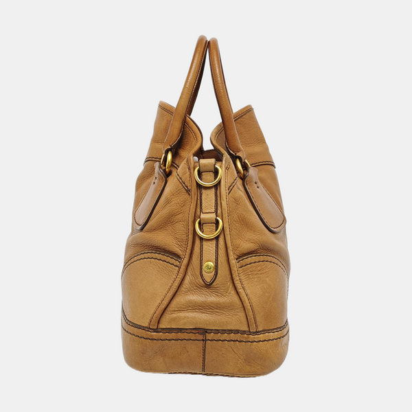 Calfskin Tote Bag Brown