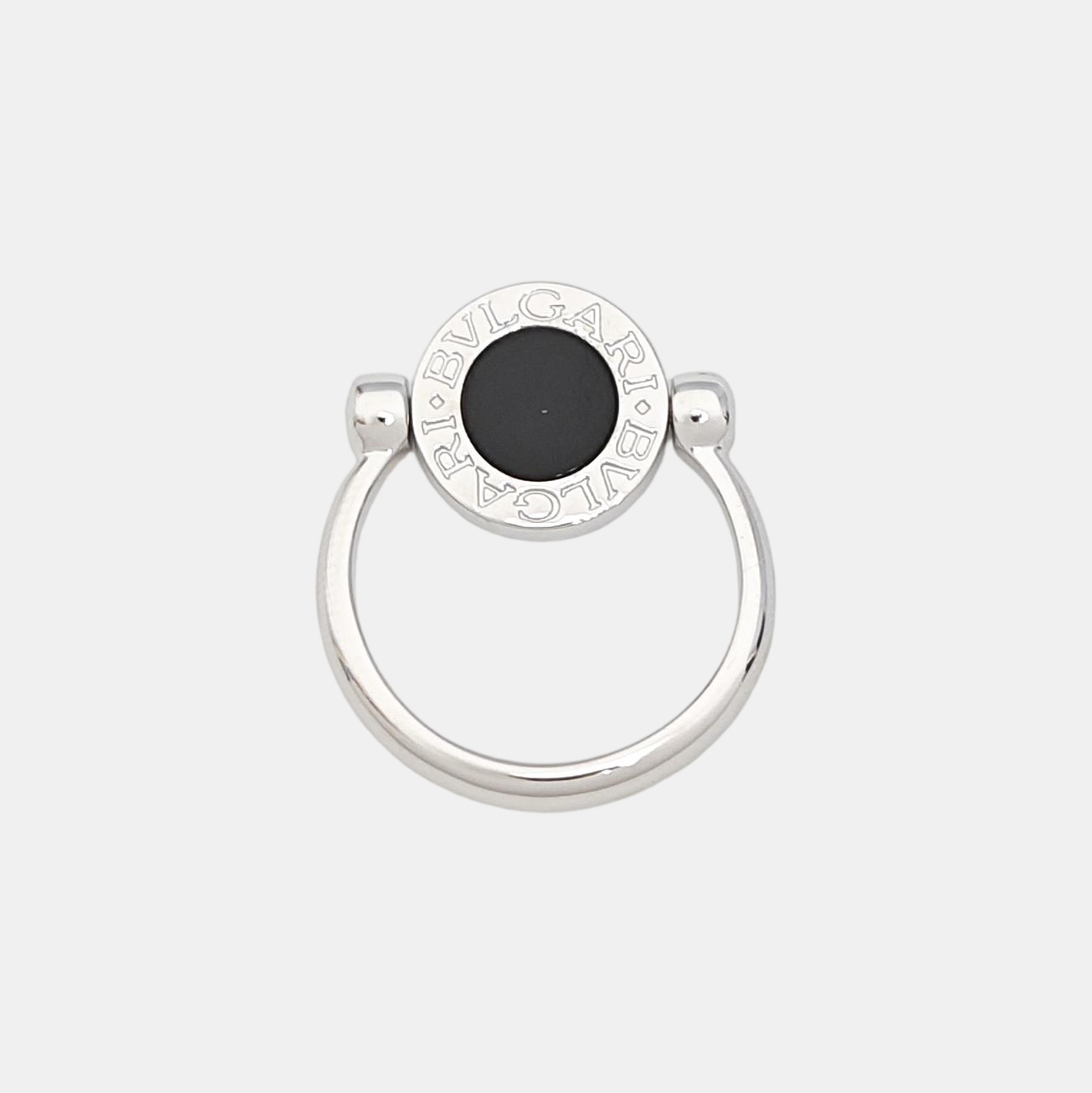 BVLGARI BVLGARI 18k White Gold Silver Ring EU 49
