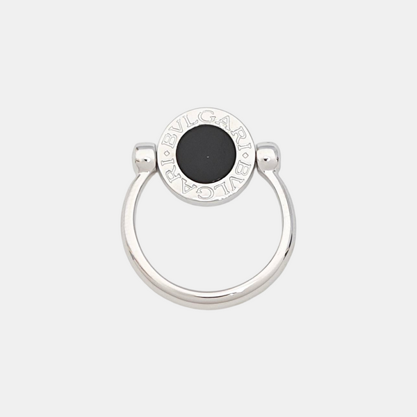 BVLGARI BVLGARI 18k White Gold Silver Ring EU 49