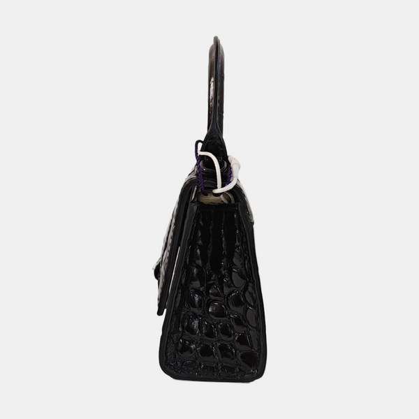Hourglass Mini Calfskin Black