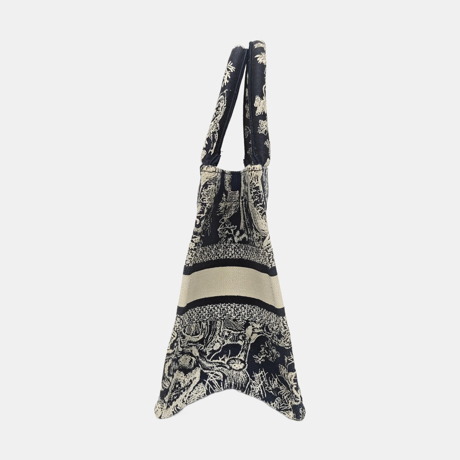 Book Tote Small Canvas Blue