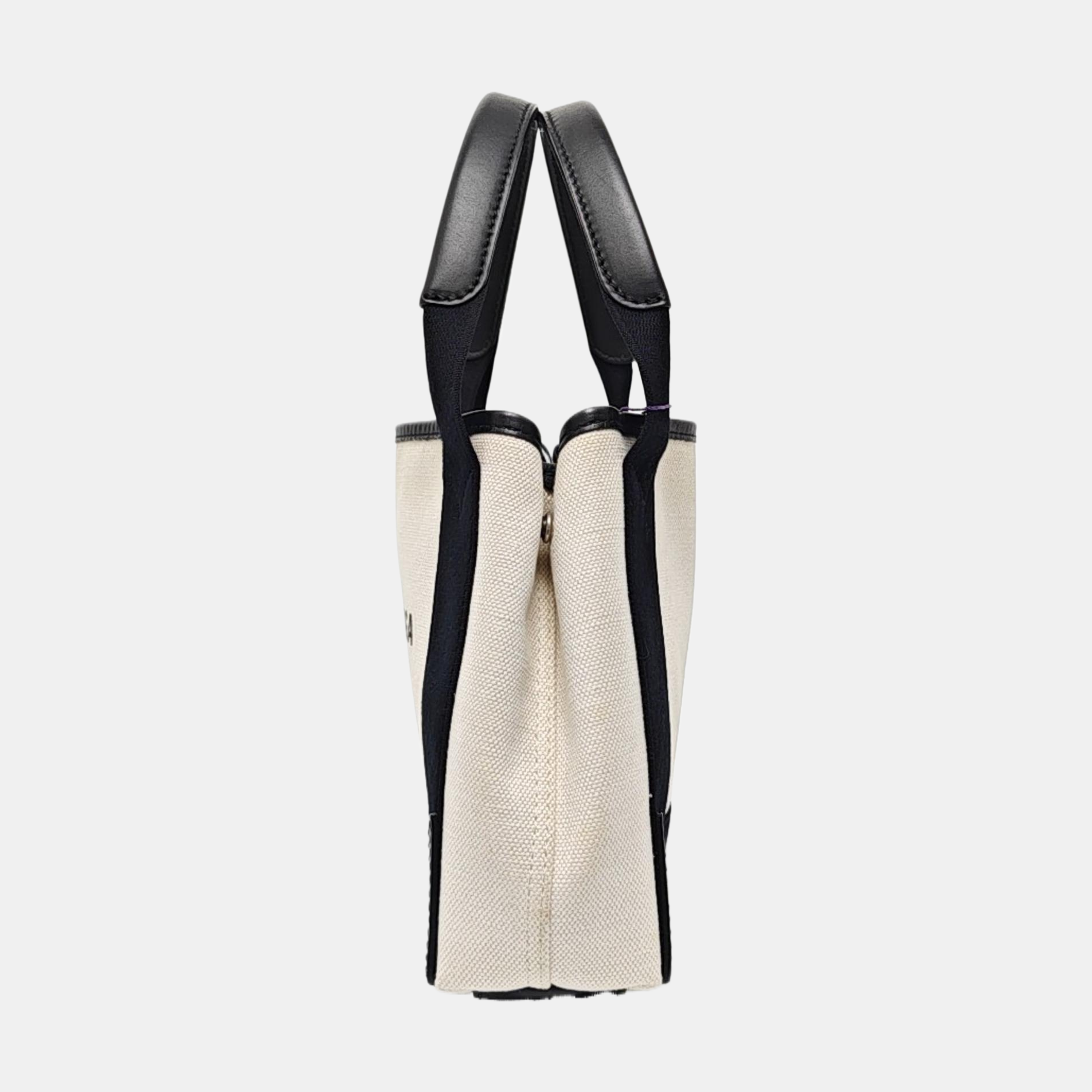Navy Mini Canvas White