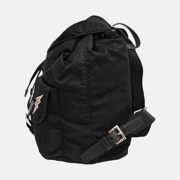 Nylon Backpack Black