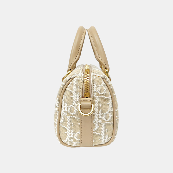 Boston Oblique Canvas Beige