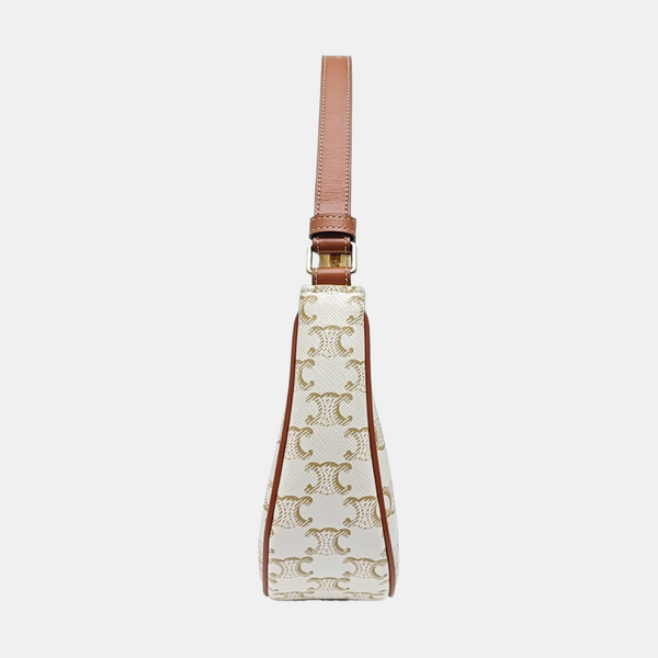 AVA TRIOMPHE Medium Coated Canvas Beige
