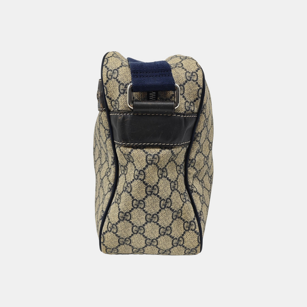 GG Supreme Monogram Coated Canvas Black
