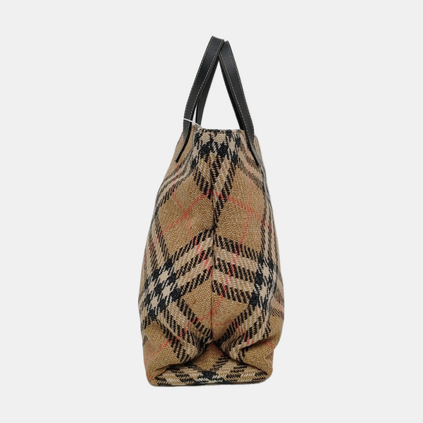Fabric Top Handle Bag Multicolor