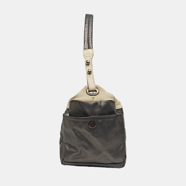 PARIS BIARRITZ Quilted Coated Canvas Gray