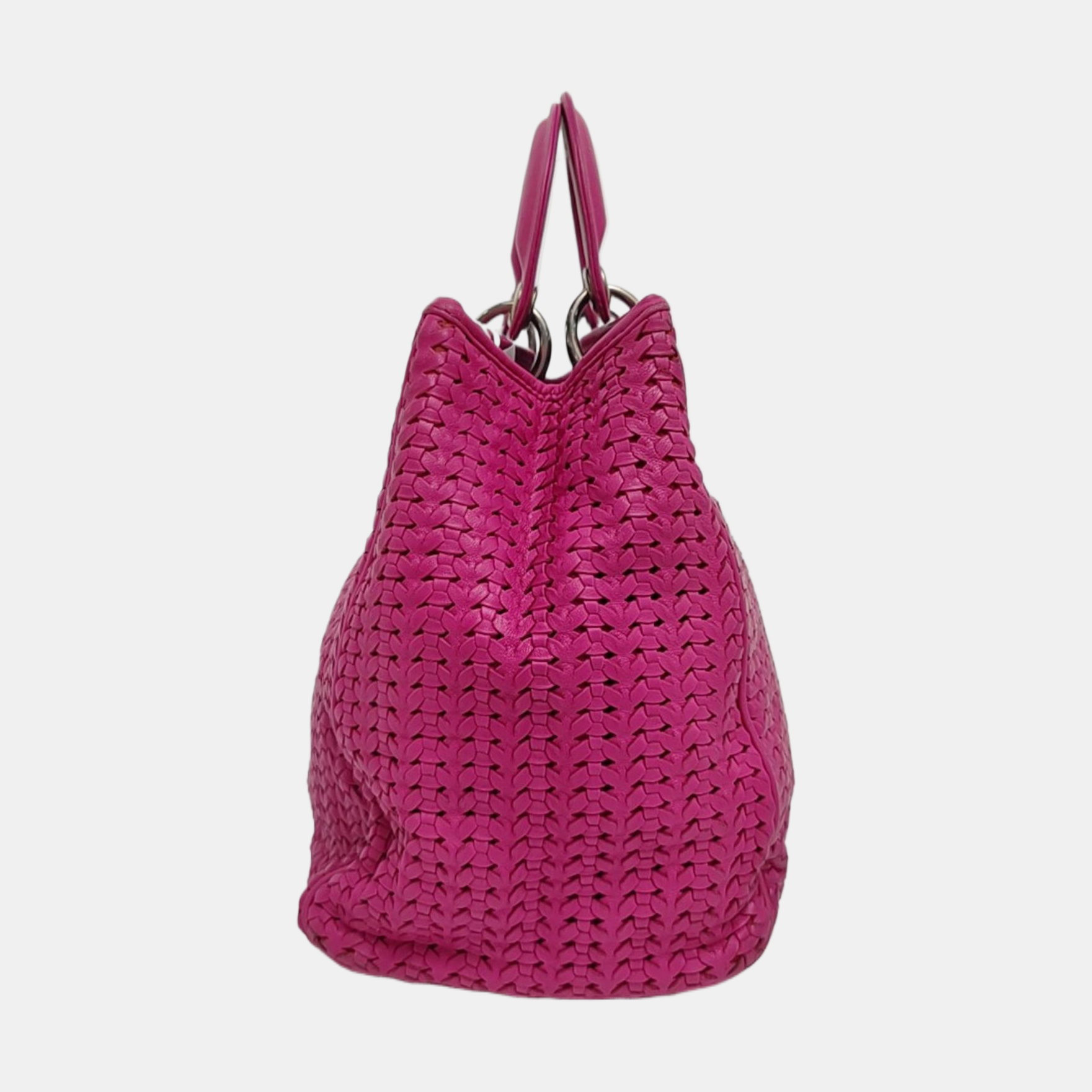 Authenticated pre-owned  Diorissimo Calfskin Red - Tote Bag at Looply