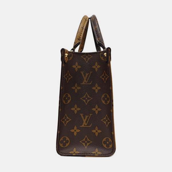 ONTHEGO PM Monogram Coated Canvas Brown