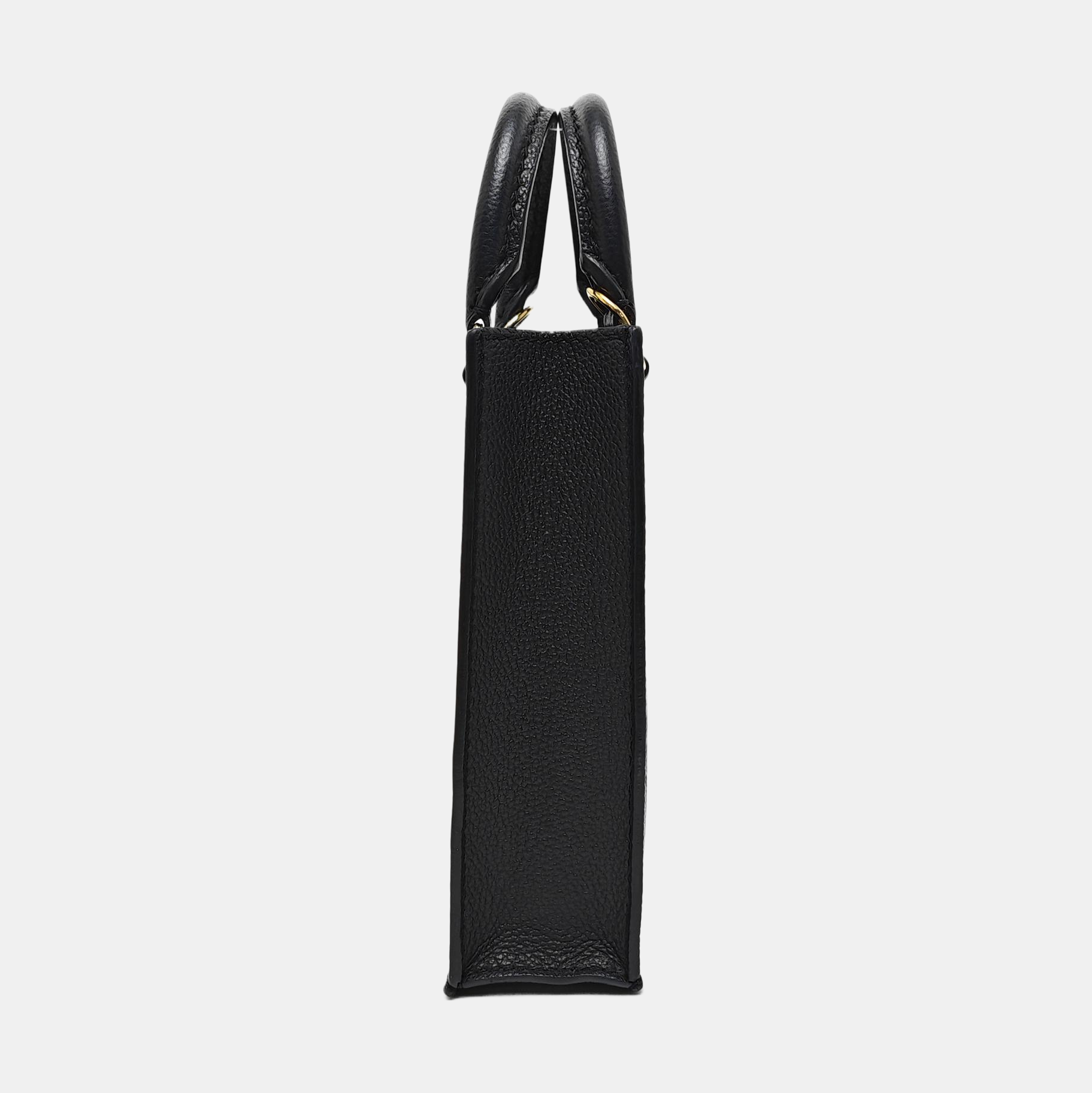 SAC PLAT Mini Calfskin Black