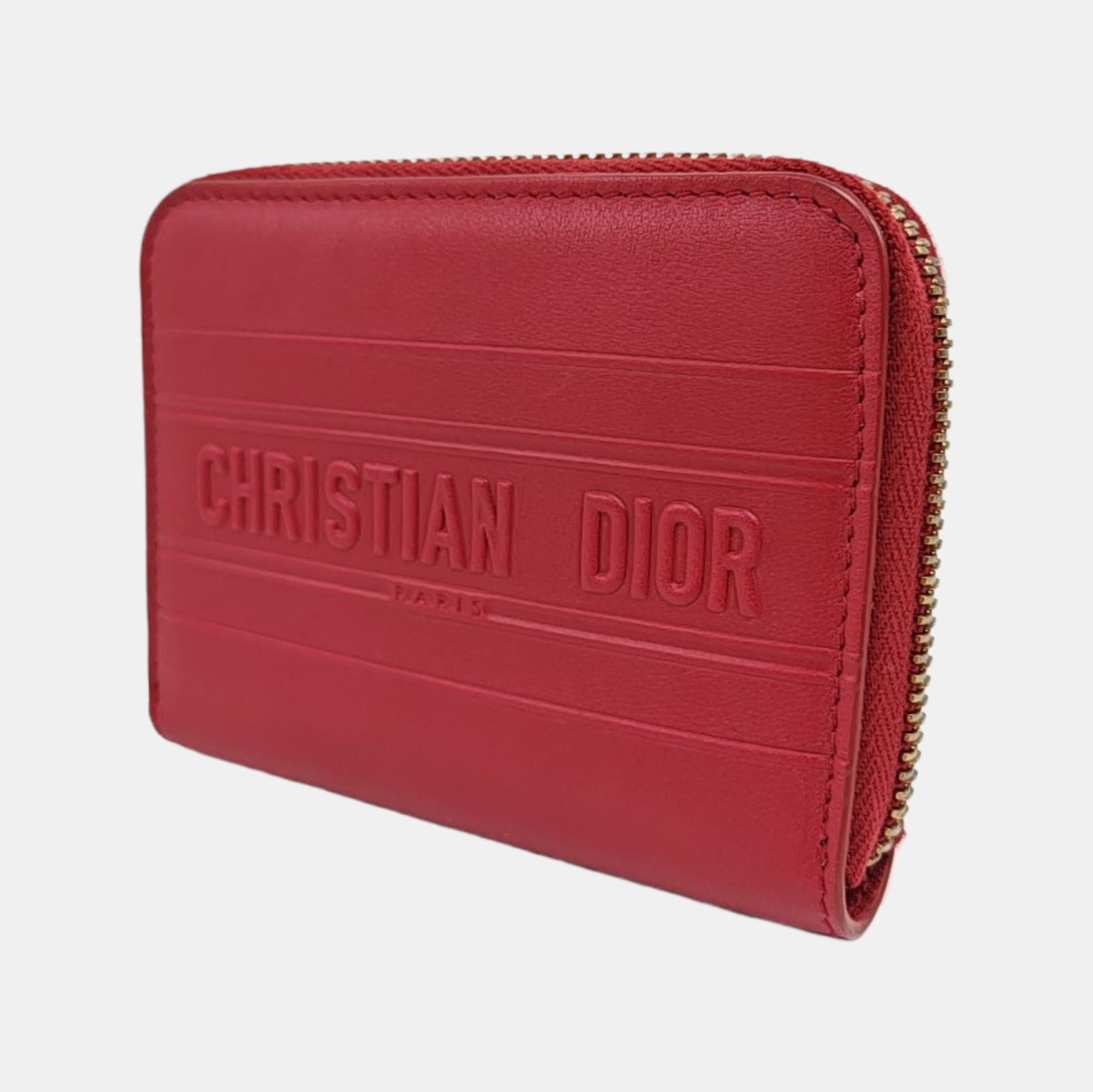 Calfskin Coin Purse Red