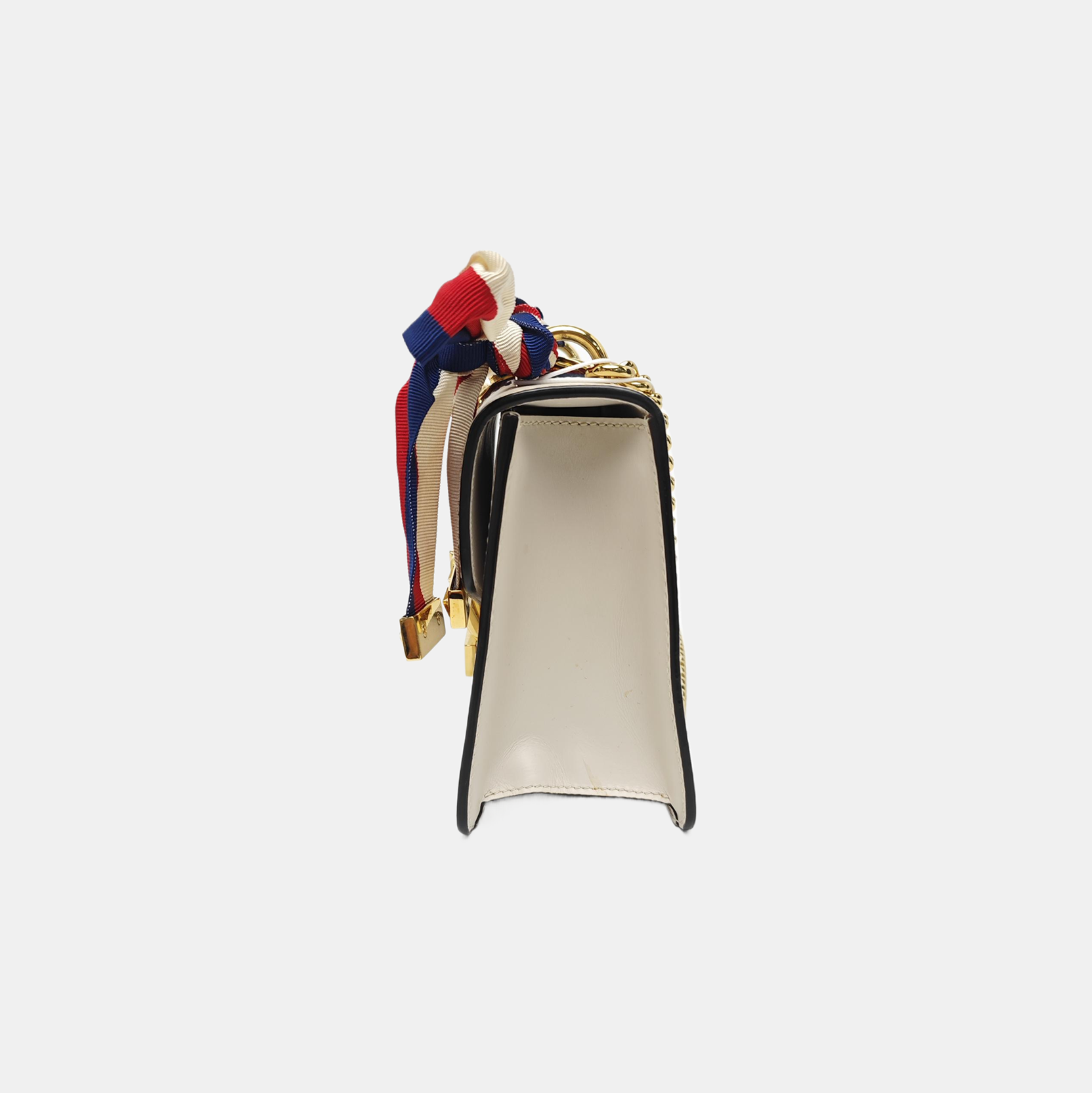 Sylvie Mini Calfskin White
