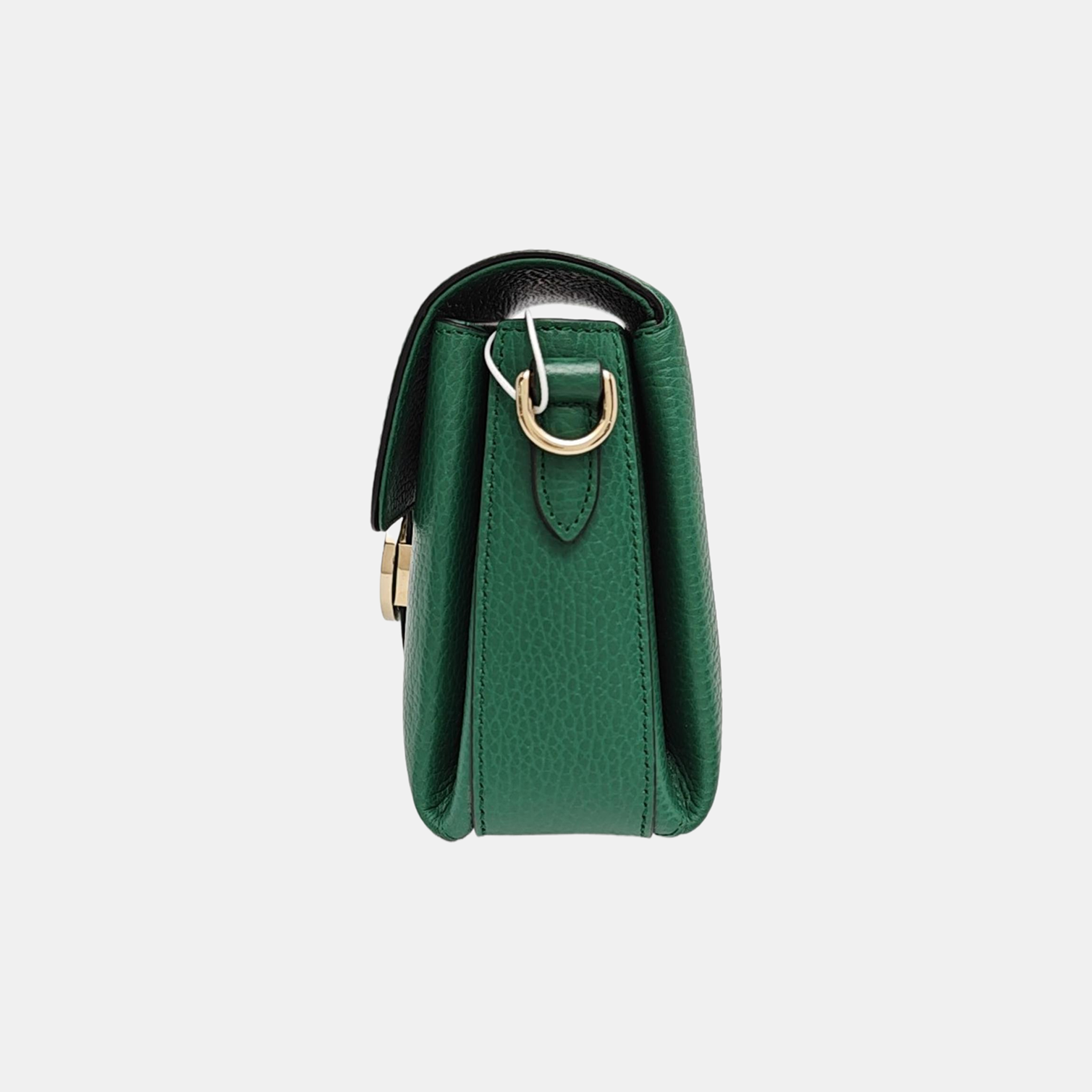 Interlocking G Small Calfskin Green