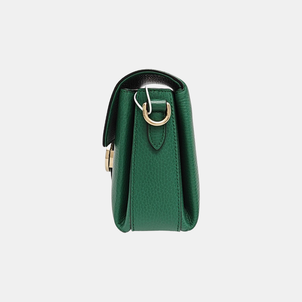 Interlocking G Small Calfskin Green