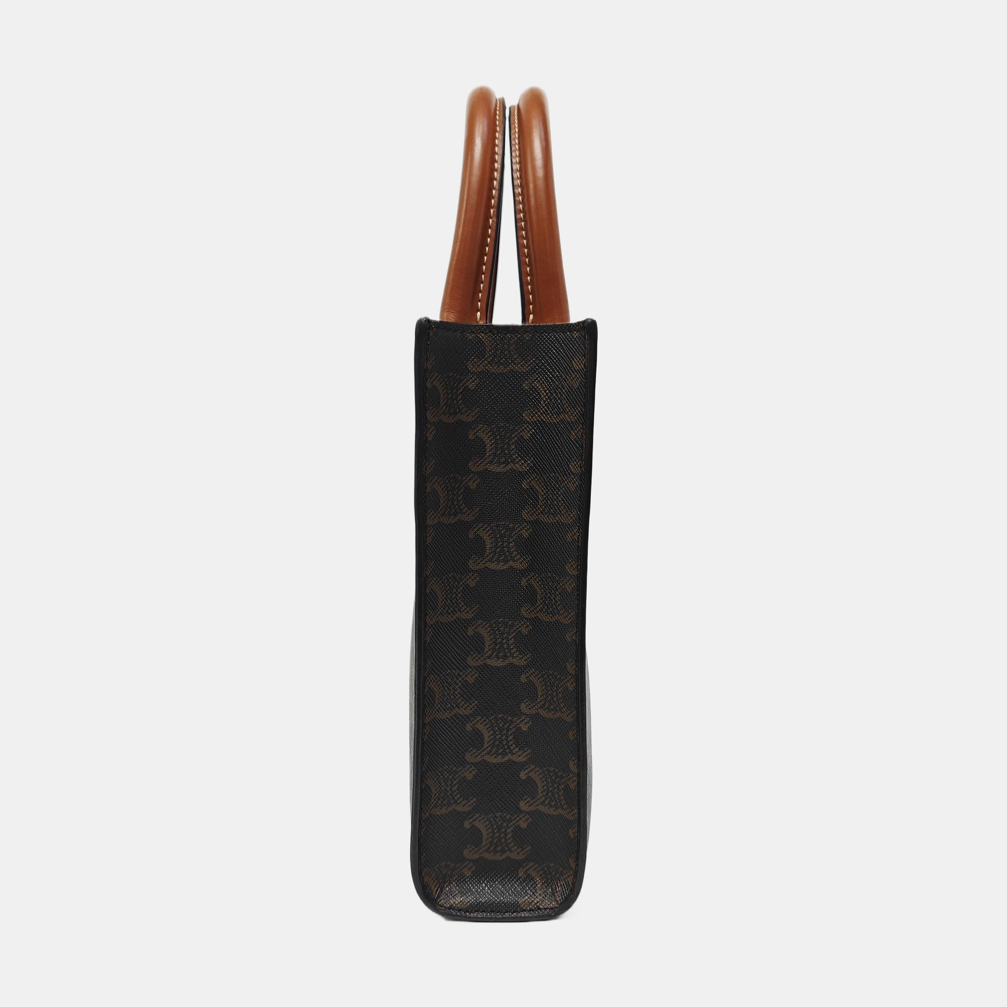 CABAS CELINE Mini Coated Canvas Brown