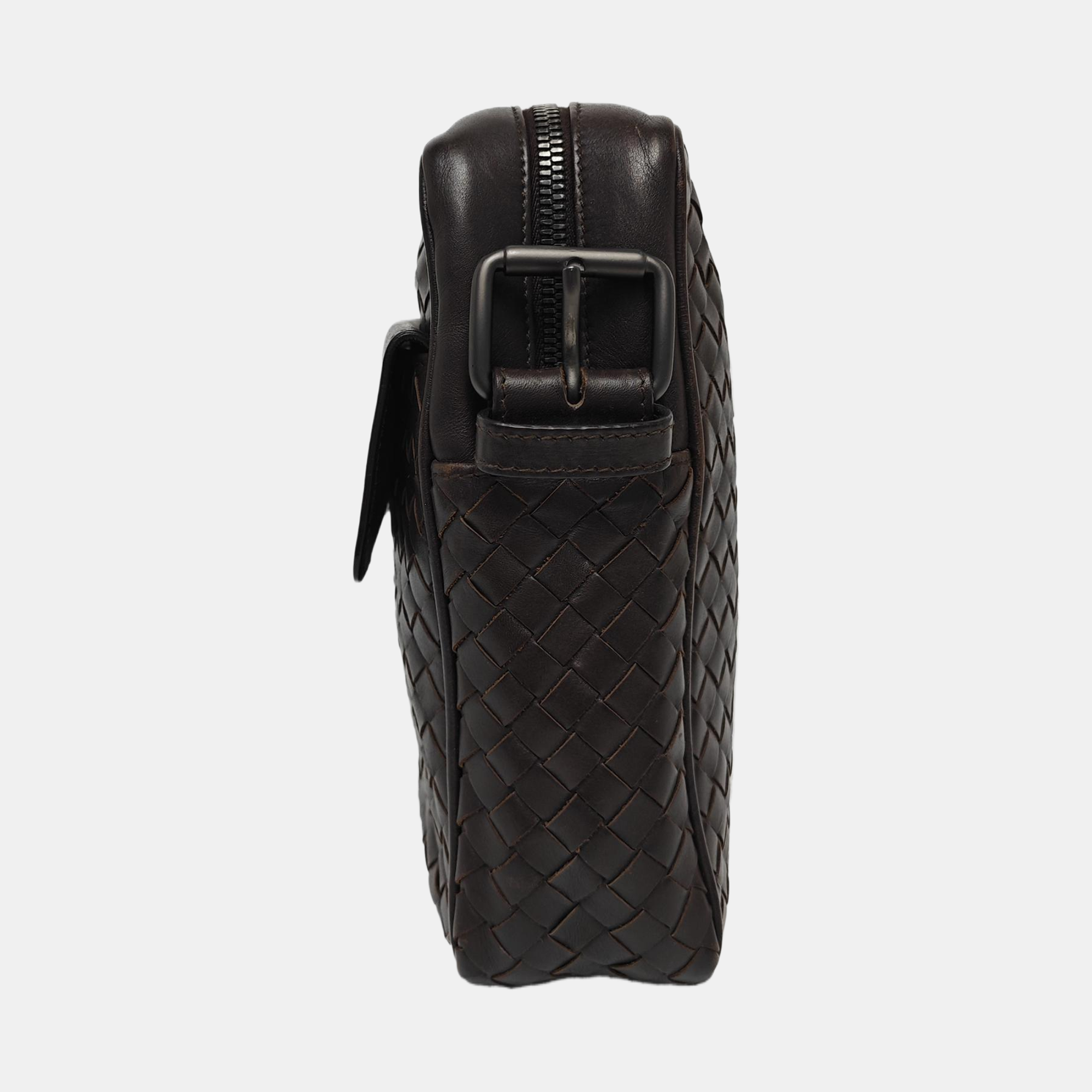 Calfskin Shoulder Bag Brown