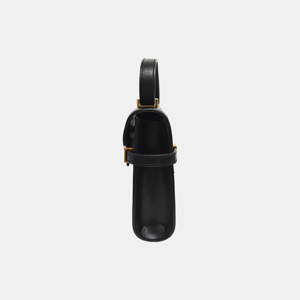 MANHATTAN Mini Calfskin Black