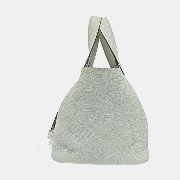 Authenticated pre-owned  Picotin Lock 18 Clemence Green - Bucket Bag at Looply