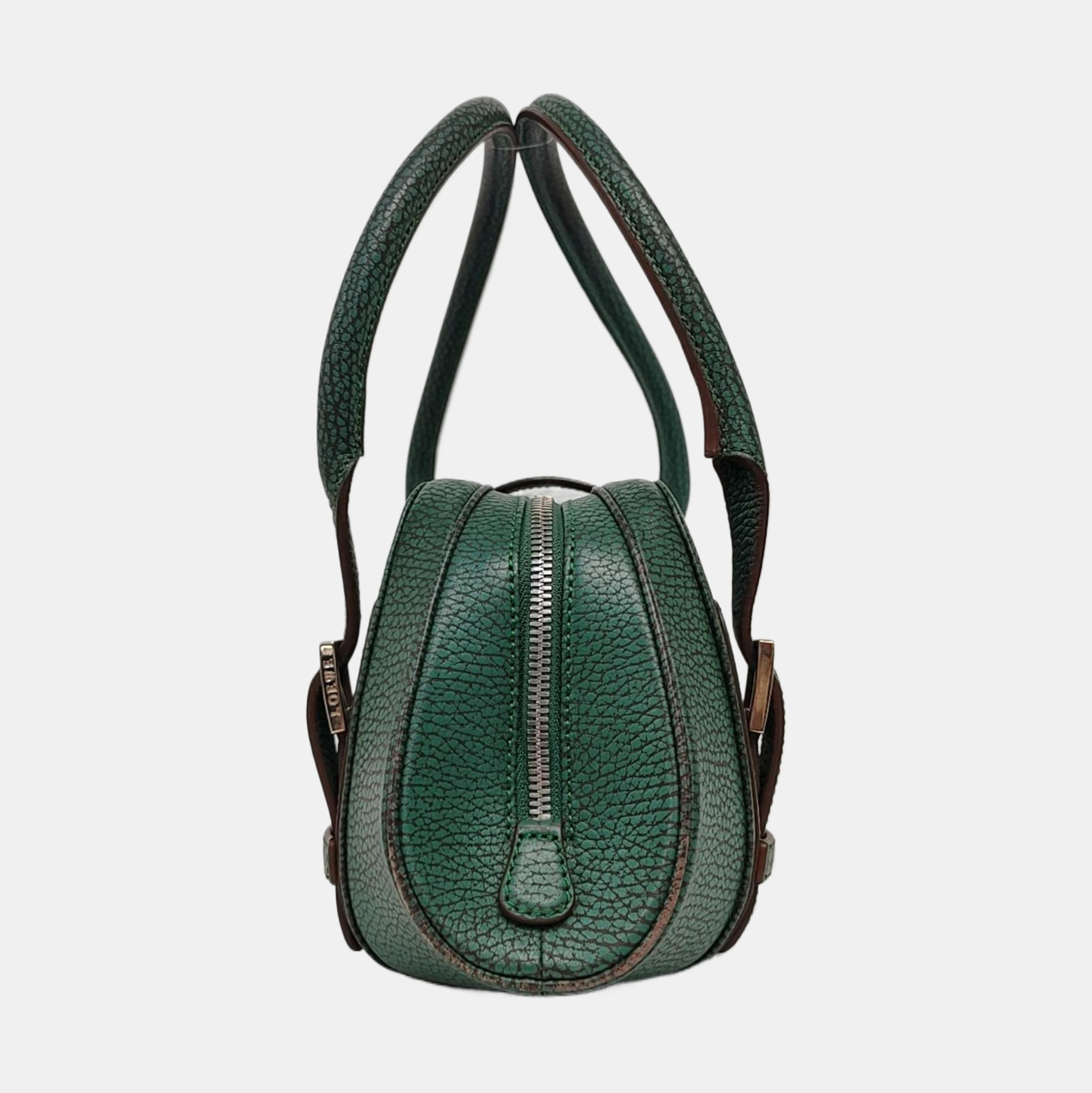 Calfskin Top Handle Bag Green