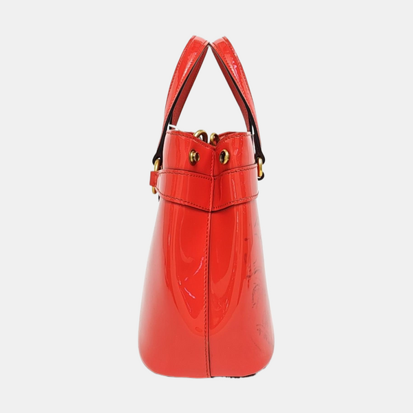 Bright Bit Patent Leather Red