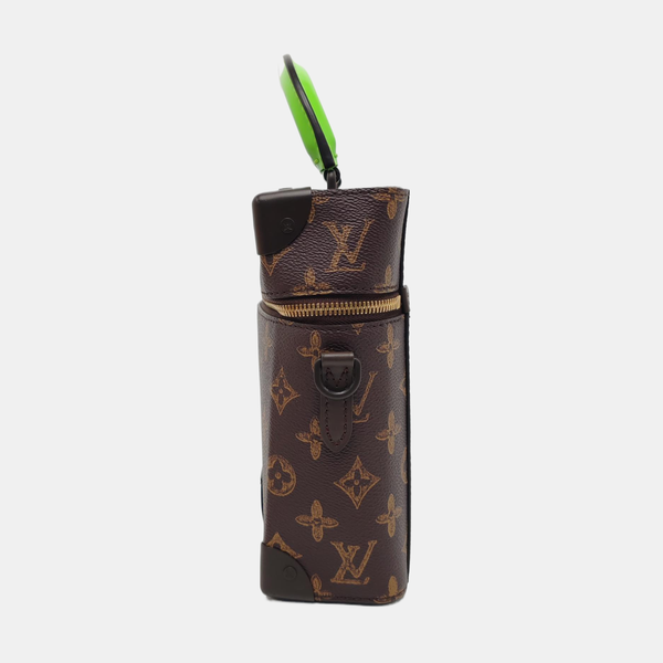 VERTICAL BOX TRUNK Monogram Coated Canvas Brown
