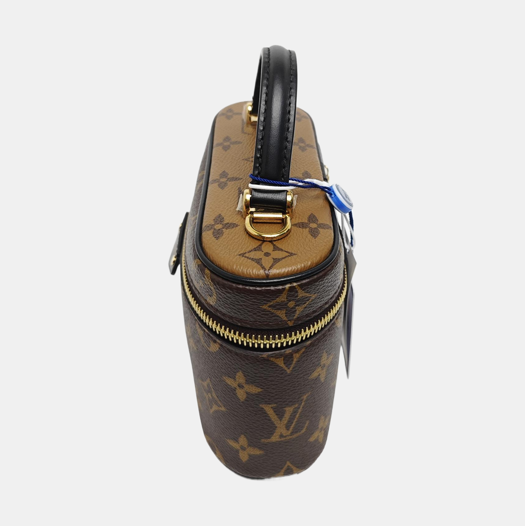 Vanity Chain Pouch Monogram Coated Canvas Brown