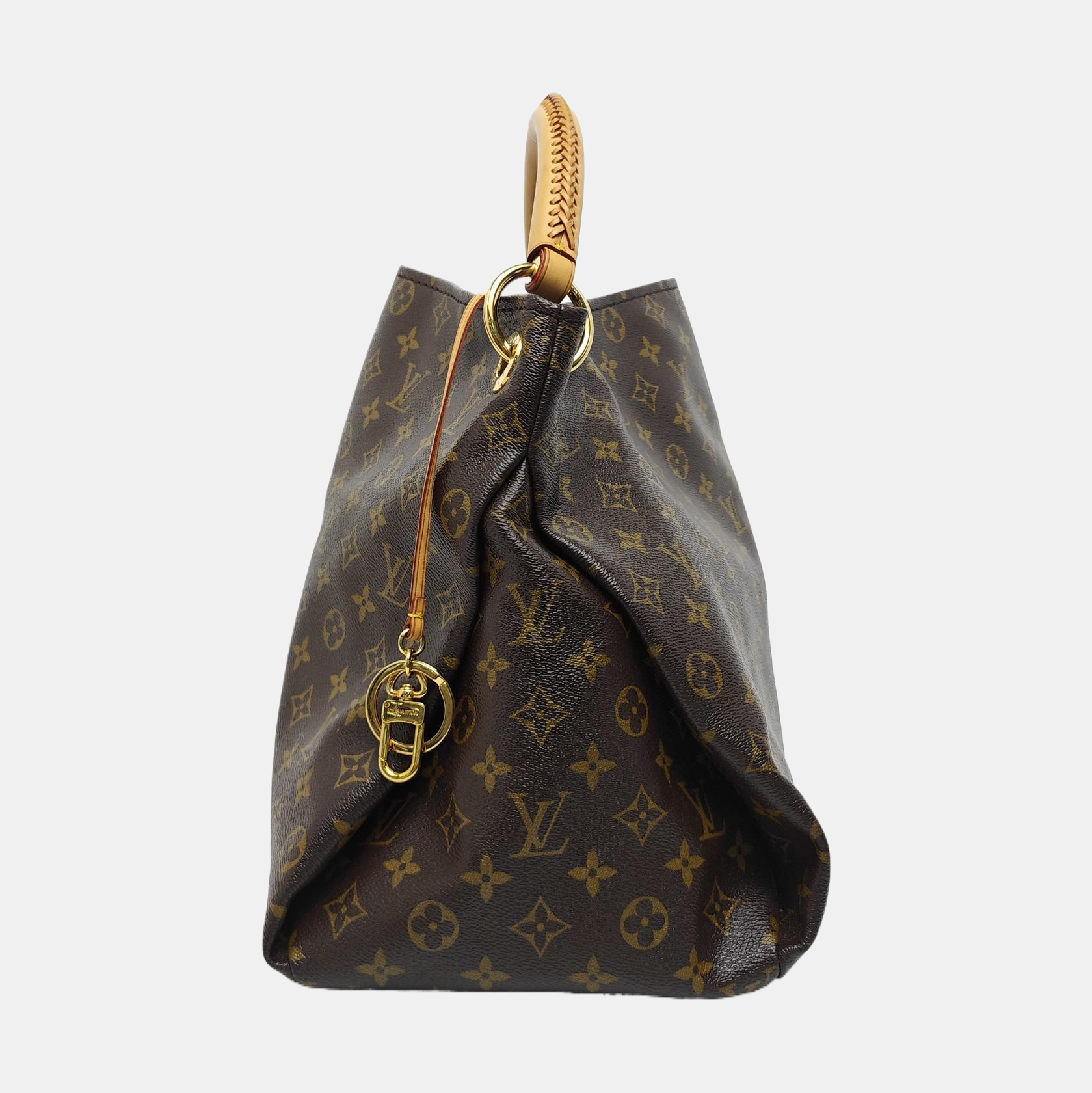 ARTSY MM Monogram Coated Canvas Brown