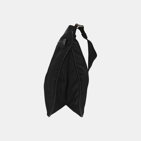 Nylon Shoulder Bag Black