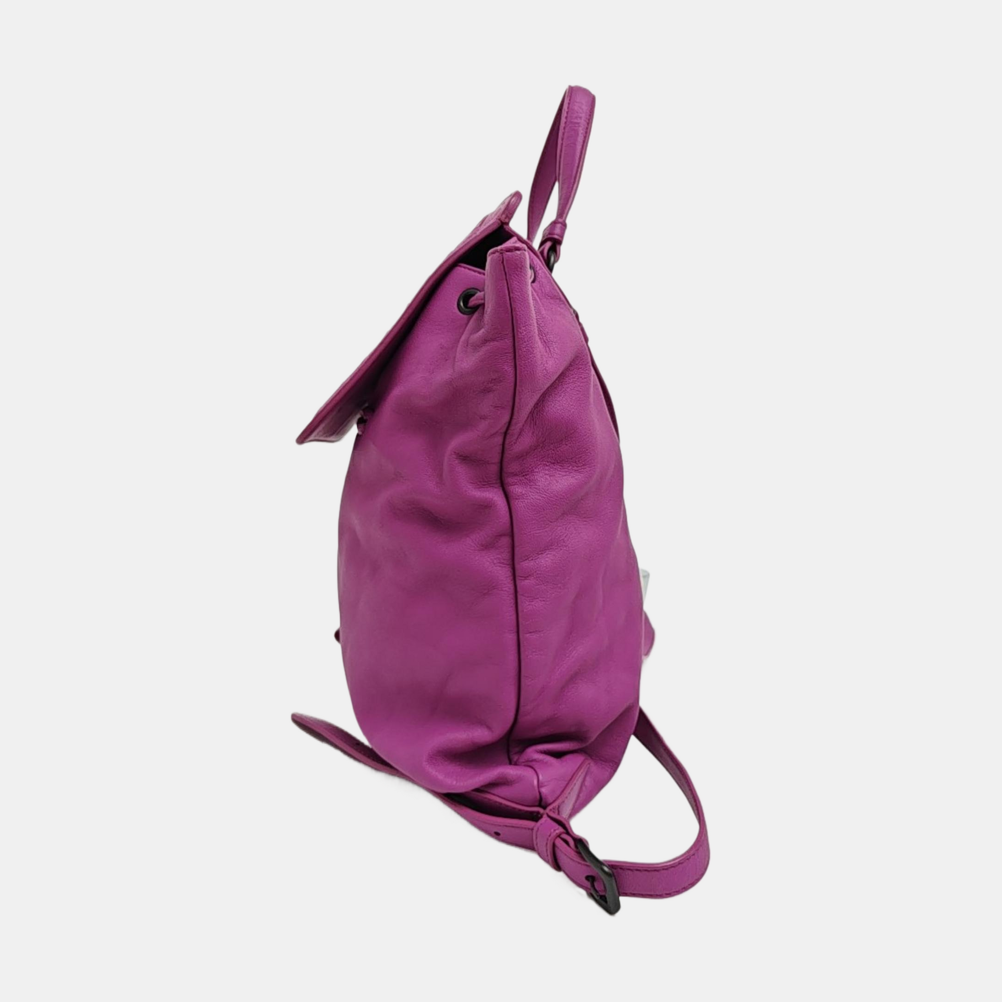 Calfskin Backpack Purple