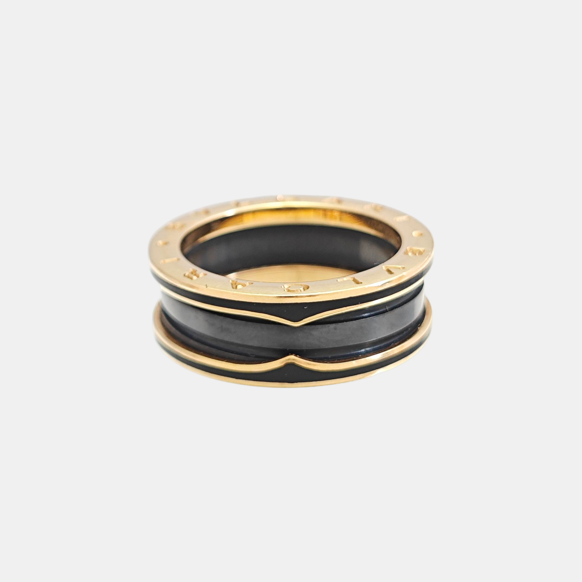 B.ZERO1 18k Rose Gold Ring EU 59