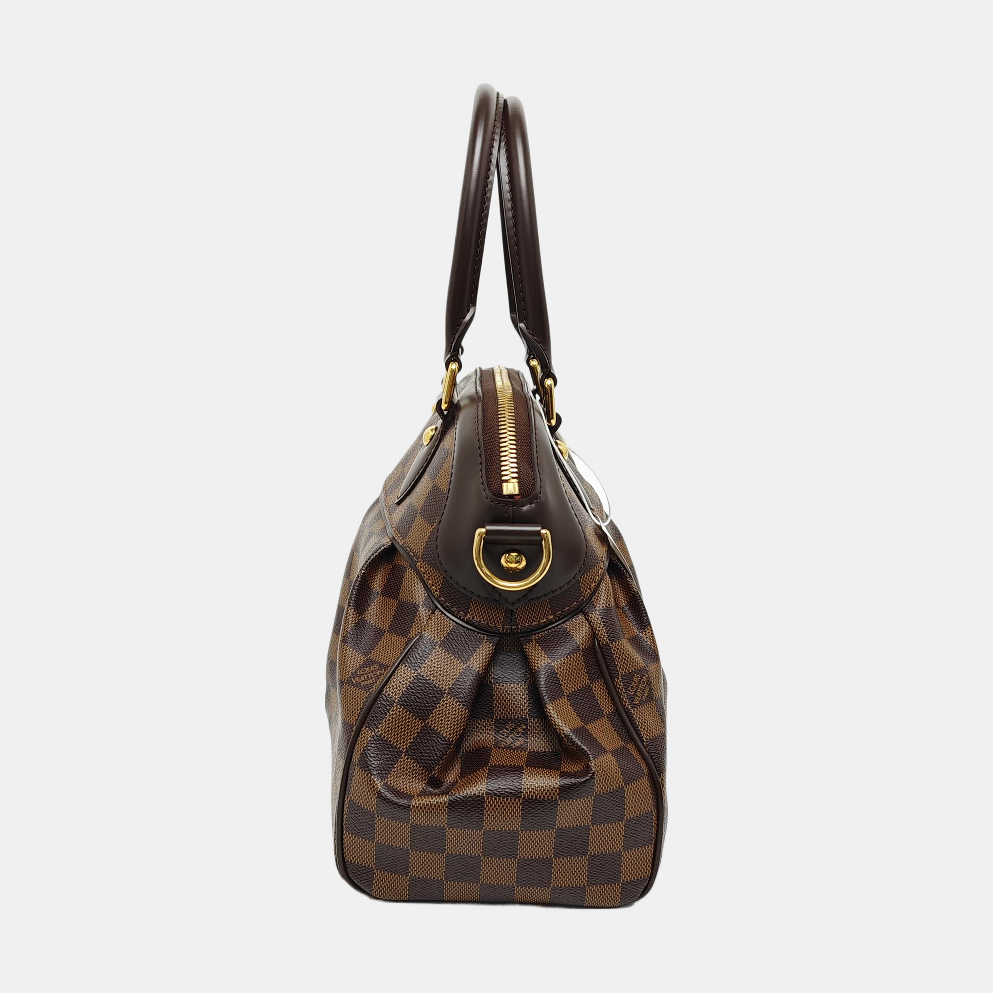 TREVI PM Damier Ebene Coated Canvas Brown