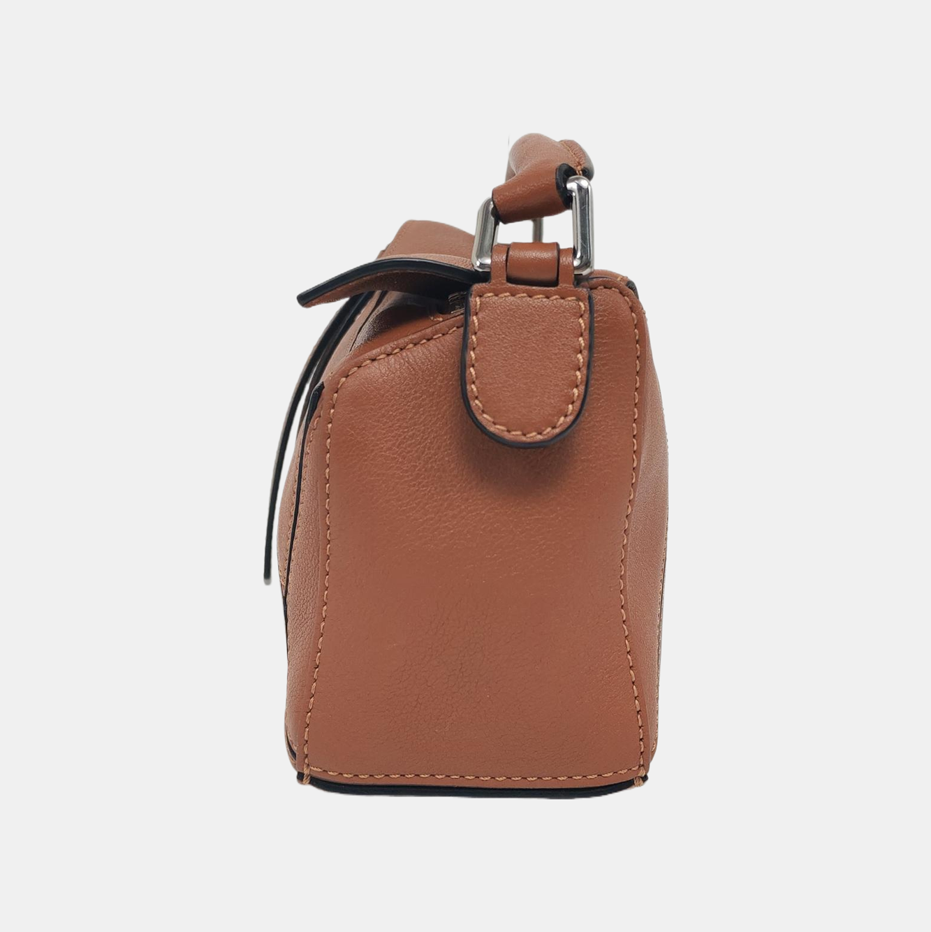 Authenticated pre-owned  Puzzle Mini Calfskin Brown - Shoulder Bag at Looply
